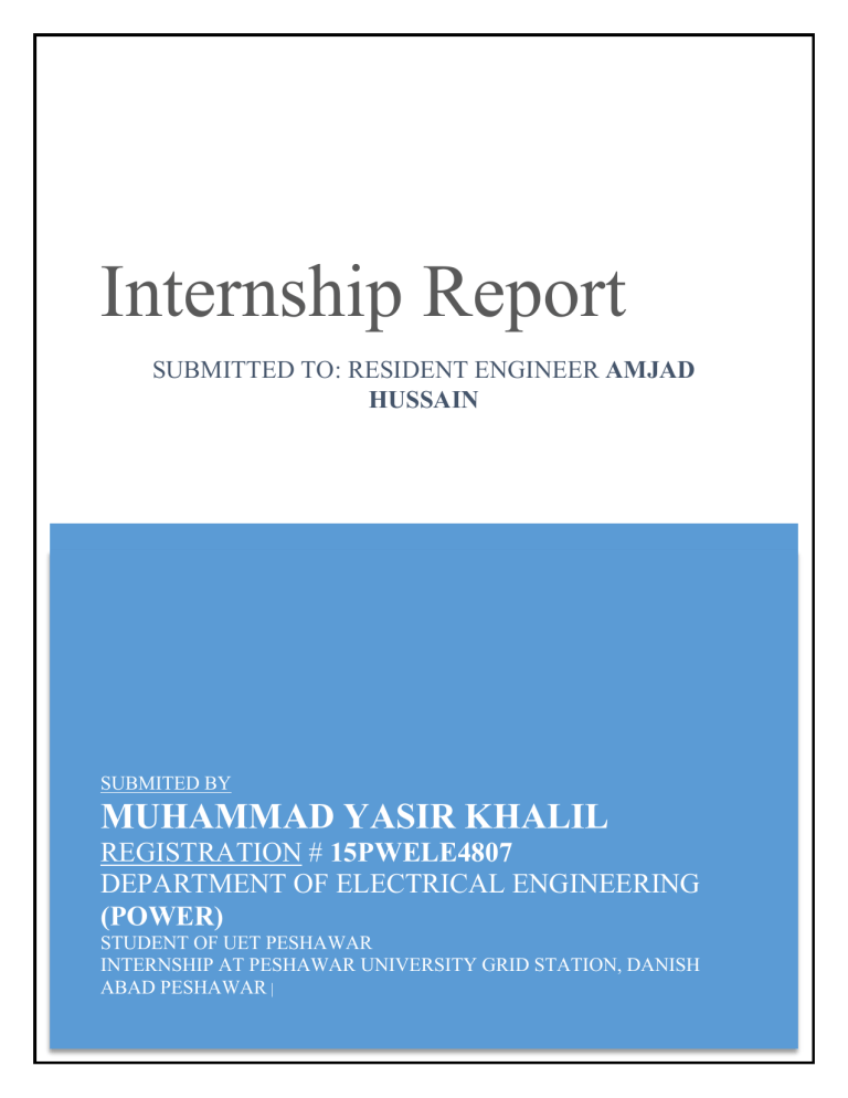 internship and thesis