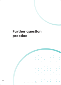 ACCA Strategic Business Leader Further Question Practice 2023