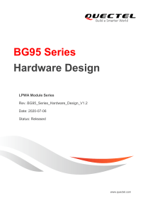 BG95 Series Hardware Design Document