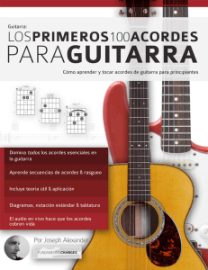 Los primeros 100 acordes para guitarra