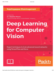 Deep learning for computer vision