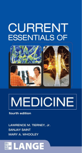 Current Essentials of Medicine(1)(1)