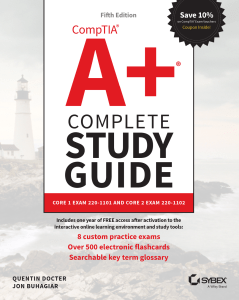 Comptia +A Complete Study Guide Core Exam 1 e 2 - Quentin Docter