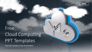 Cloud Computing Technology PowerPoint Templates