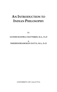 1.An Introduction to Indian Philosophy Chatterjee and Datta
