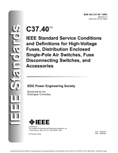 IEEE-STD-C37.40-2003