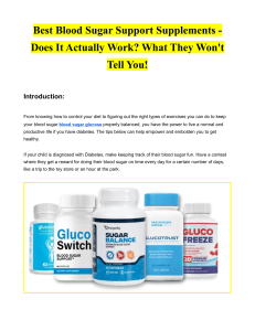 Best Blood Sugar Support Supplements - Does It Actually Work What They Won't Tell You