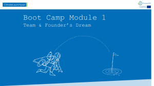 Module 1 - Founders Dream