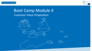 Module 4- Customer Value Proposition