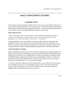 Dalit movement 