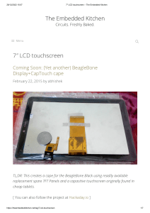 7″ LCD touchscreen – The Embedded Kitchen