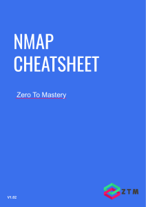 ZTM nmap cheatsheet version 1 02