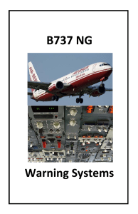 B737NG-Warning Systems