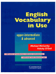 3. English Vocabulary in Use - Upper-Intermediate and Advanced