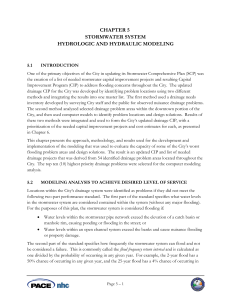 Chapter 5 - Stormwater System Hydrologic Modeling (PDF)