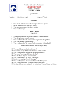 9th SOCIAL STUDIES Questionnaire