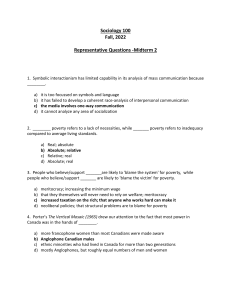 100 Midterm 2 Representative Questions