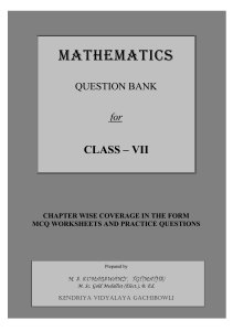 maths-class-vii-question-bank