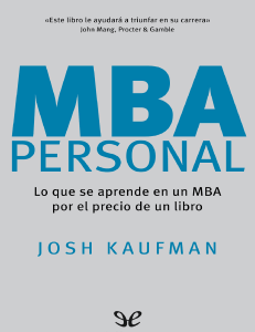MBA Personal - Josh Kaufman (2010)