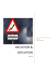 INFLATION & DEFLATION