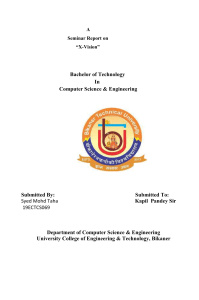 x-vision seminar report (2)