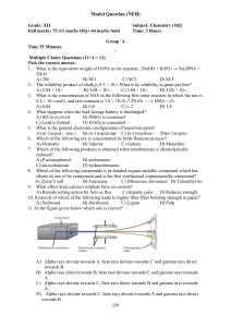 Chemistry-Model-Questions