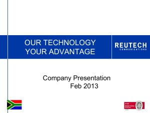 Project Radiate RC presentation feb13