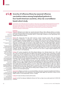 Influenza Severity & Vaccination in South America