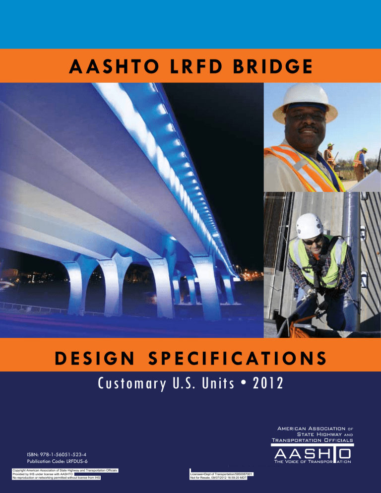 AASHTO LRFD 2012 BridgeDesignSpecifications 6th Ed US aashto-lrfd-2012-bridgedesignspecifications-6th-ed-us