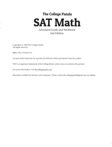 College Panda Math