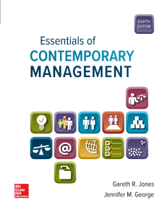 Essentials of Contemporary Management-McGraw