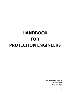 Handbook for protection Engineer