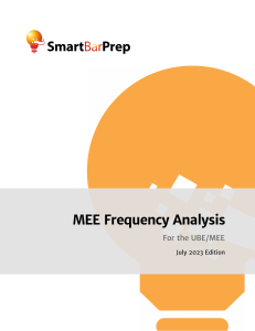 SmartBarPrep Frequency Analysis