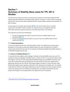 draft summary of stability basecases for tpl 001 4 studies rev1
