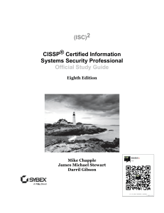 CISSP Official Study Guide 8th Edition