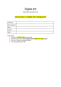 Digital Art - Assignment submission form - open activities