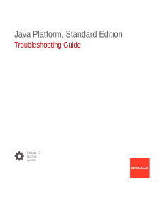 Java Platform Troubleshooting Guide, Release 17