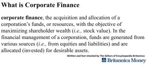Corporate Finance Handout-Copy5