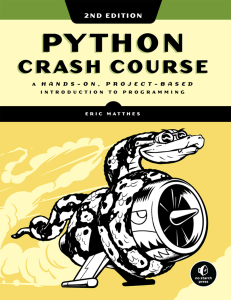 Python Crash Course A Hands-On, Project-Based Introduction to Programming, 2nd Edition (Eric Matthes) (z-lib.org) 5542512