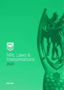 nrl laws interpretations 2020