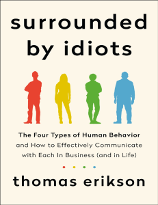 Surrounded by Idiots - Thomas Erikson