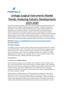 Urology Surgical Instruments Market Trends Analyzing Industry Developments 2023-2030
