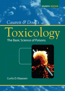 Toxicology 8th Edition