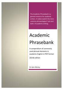 Manchester Uni - Phrasebank