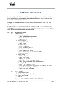 CCIE EI v1.1 Blue Print