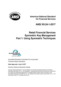 ANSI ASC X9 X9.24-1-2017