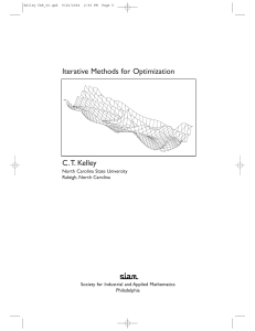 Iterative Methods for Optimization (Kelley, 1999)