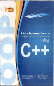 Key Book to programming Exercises of OOP C++ (FreeBooks.pk)