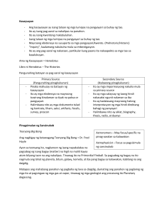 AP 8 1st Quarter Reviewer