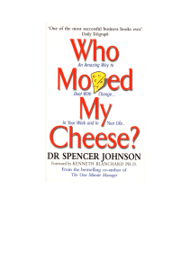 Who Moved My Cheese (Spencer Johnson Blanchard Kenneth (Foreword)) (Z-Library)